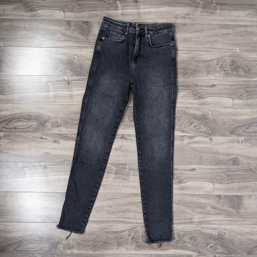 We The Free Washed Black Skinny Jeggings Jeans Size 26